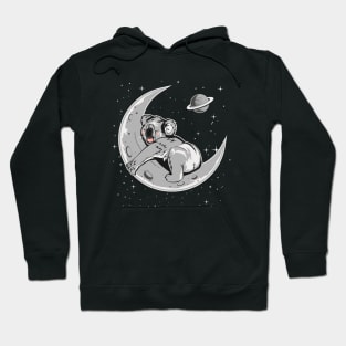 koala sleep moon Hoodie